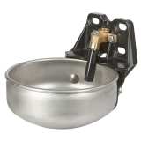 Edelstahlbecken E21 mit Rohrventil, 3/4"-Anschluss
