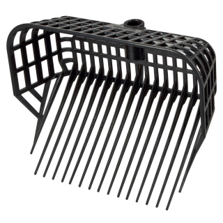 Kastengabel Maxi, Kunststoff schwarz, 38x33x17cm, Dunggabel
