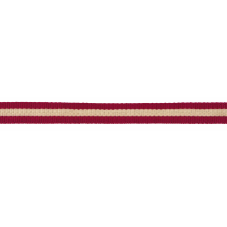 Nylonhalfter Hippo, Gr. 3 bordeaux/beige