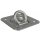 Zurrmulde 1135/2270kg 114 x 124 mm, verzinkt