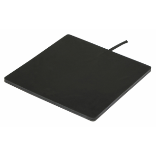 Heizplatte Gummi 24x24cm 18W 12V f. Geflügeltränke+Kaninchenstall
