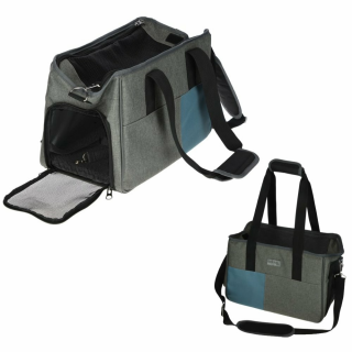 Tragetasche Vacation grau/blau, 44x20x27cm