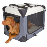 Transportbox Journey, faltbar, 70x52x52cm, grau/beige