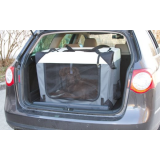 Transportbox Journey, faltbar, 70x52x52cm, grau/beige