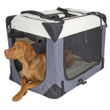 Transportbox Journey, faltbar, 81x58x58cm, grau/beige