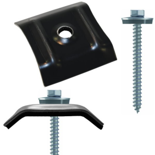 100 Kalotten 33mm - 48° RAL 7016 + 100 FaBa 6,5x75