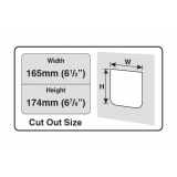 Cat Mate® 4-Wege Katzentüre, weiß, 165 x...