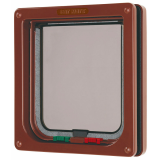 Cat Mate® 4-Wege Katzentüre, braun, 165 x 174 mm