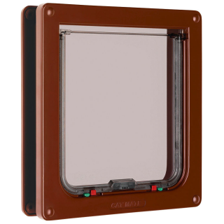 Cat Mate® 4-Wege Katzentüre, braun, XL, 204 x 221 mm, Mod. 221B