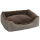 Kuschelbett Samuel dunkelgrau/grau 50x40x15cm