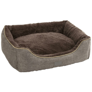 Kuschelbett Samuel dunkelgrau/grau 60x50x17cm