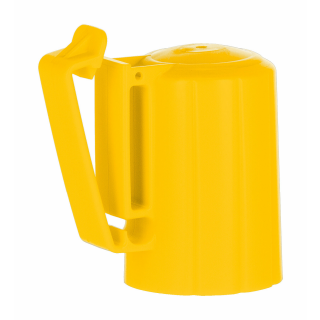 Kopf-Isolator T-Post, gelb, 10 Stück