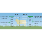 Schafnetz Kombi Titan Net, 50m 90cm, Einzelspitze