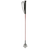 Springgerte 65 cm, Pink/Silber, mit Klatsche