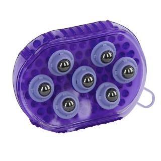 Magnet-Massage-Striegel lila