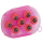 Magnet-Massage-Striegel rosa