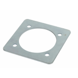 2 Stück Gegenplatte für Zurrmulde 124x114mm,...