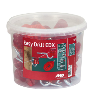 Premium-Schlitzisolator rot 7mm EDX 50 Stück im Eimer