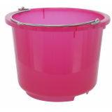 Stall- und Baueimer, 12ltr. rosa transparent