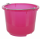 Stall- und Baueimer, 12ltr. rosa transparent