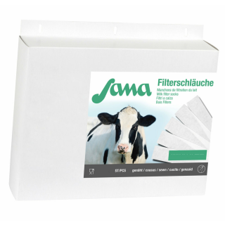 Milchfilter Sana 250 x 57 mm genäht, 75gr, 250Stk