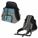 Fronttragetasche Vacation 31x24x38cm, grau/blau