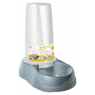 Wasser- u. Futterautomat 0,65L stahlblau