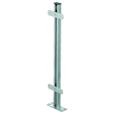 PITZL® Zaunsäule mit C-Profil 50x30x15x3; fvz.;...