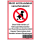 Warnschild "Nicht mit Hundekot verschmutzen!"  300 x 200 mm