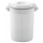 Futtertonne weiß mit Deckel 70ltr