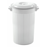 Futtertonne mit Deckel 100ltr. weiß