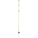 10 Stück Fiberglaspfahl 152cm, oval 10x8mm, mit...