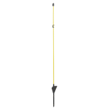 10 Stück Fiberglaspfahl 110cm, oval 10x8mm, mit...
