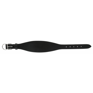 MEXICA Halsband schwarz für Windhunde, 32-40cm x 1,5cm