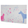Napfunterlage 55x35cm, blau/pink/weiß