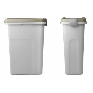 Petfood-Container 25 lt, braun/weiß (für ca. 10kg Trockenfutter)