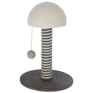 Kratzsäule Funghi, grau 30 x 30 x 42 cm,