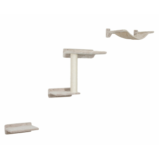 Kletterwand Zugspitze für Katzen, 5-teilig, beige
