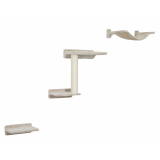 Kletterwand Zugspitze für Katzen, 5-teilig, beige