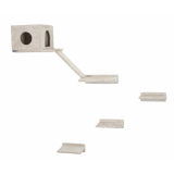 Kletterwand Montblanc für Katzen , 6-teilig, beige