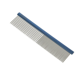 Fellkamm 192x44x5 mm, mit blauem Griff, Aesculap