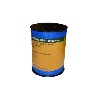 Spezial-Breitband 20mm 200m 4x0,16 Niro blau