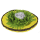 Schnüffelteppich Bowl, gelb/grün/weiß, D = 60cm