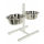 Futterbar weiß inkl. Näpfe 2x2800ml