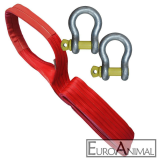 Hebeband rot, 5m, Tragfähigkeit 5To./10To.; Breite...
