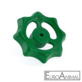 Handrad grün, Vierkant 6mm, Ø 50mm,...