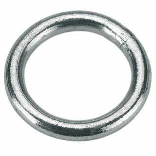 geschweißter Ring, Stahl verzinkt - 50mm x 10mm
