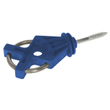 Premium Torisolator X³ Edelstahl, blau, 10 Stück