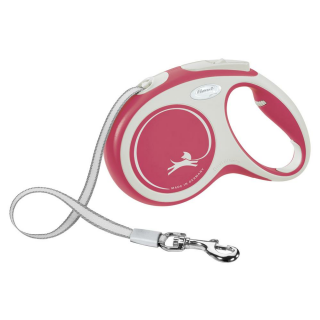 flexi Leine New COMFORT M 5m Gurt, max. 25kg, rot