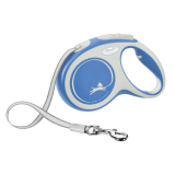 flexi Leine New COMFORT M 5m Gurt, max. 25kg, blau